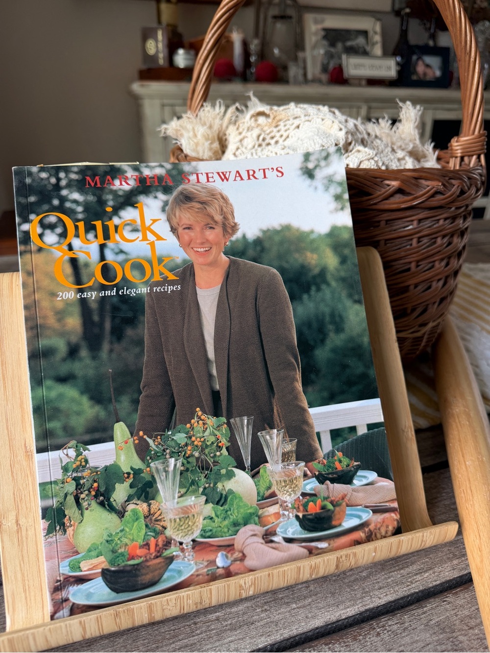 Martha Stewart’s Quick Cook 1992 Paperback Cookbook Vintage Recipes